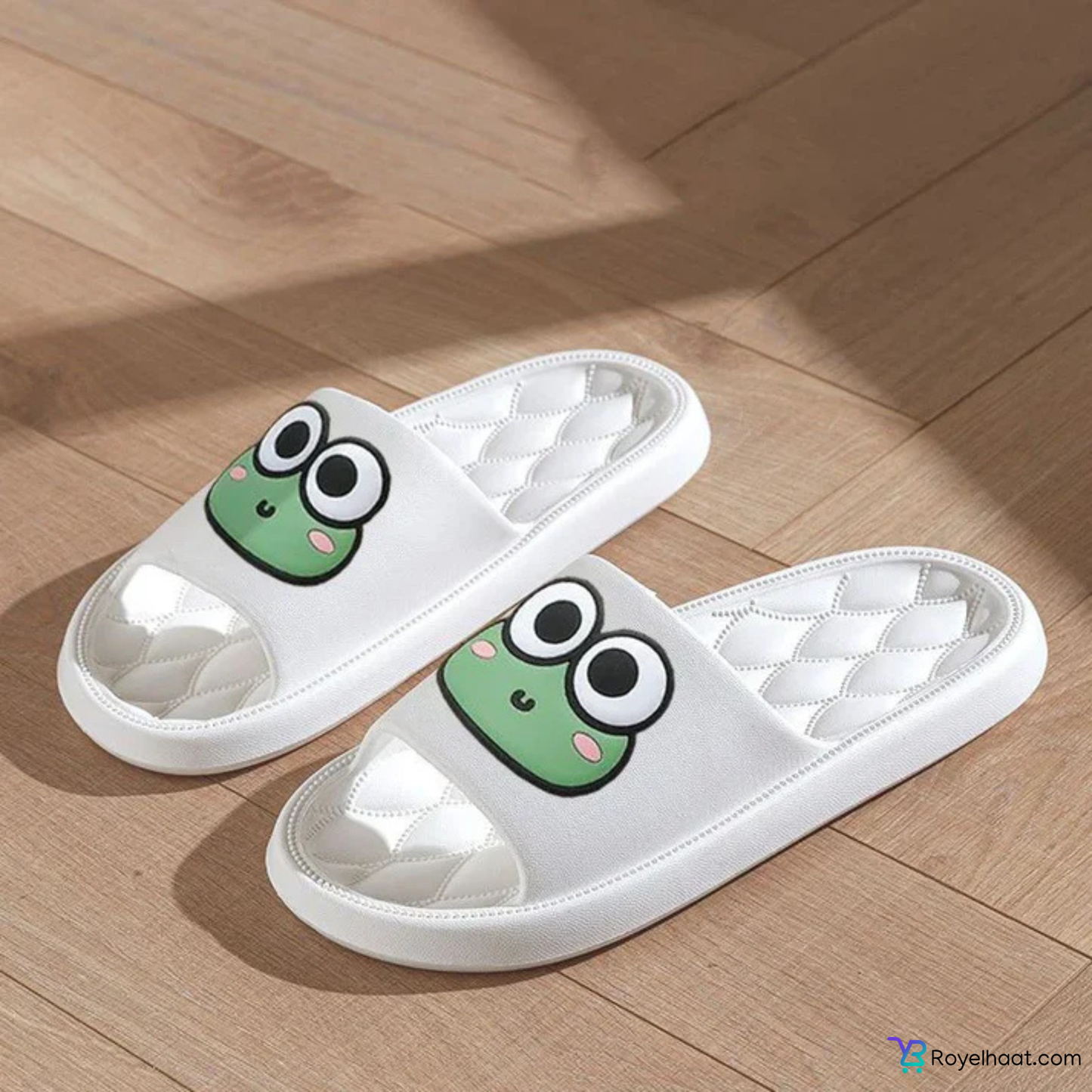 Cartoon Frog Slides – Cute, Comfy & Anti-Slip Summer Sandals