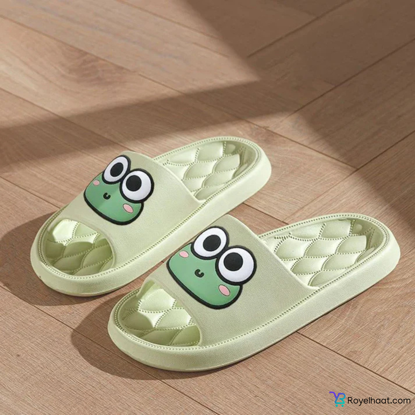Cartoon Frog Slides – Cute, Comfy & Anti-Slip Summer Sandals