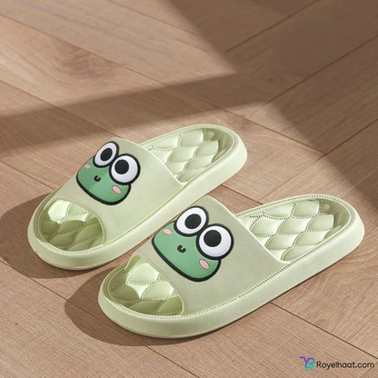 Cartoon Frog Slides – Cute, Comfy & Anti-Slip Summer Sandals